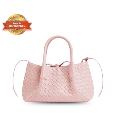 [True-to-ORIGINAL] Bottega Veneta Small Pinacoteca Rose For Women 24cm/9.4in – 819004V5AG16873