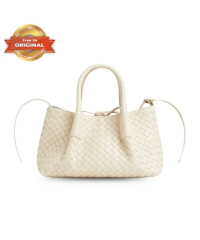 [True-to-ORIGINAL] Bottega Veneta Small Pinacoteca Sea Salt For Women 24cm/9.4in – 819004V5AG19127