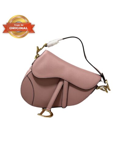 [True-to-ORIGINAL] Christian Saddle Bag With Strap Pink For Women 10in/25.5cm