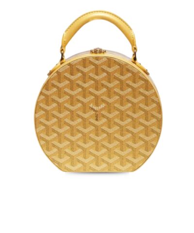 Goyard The Alto Hatbox Trunk Bag Yellow For Women‎ 7.1in/18cm ALTOBCPMLTY60CL60O