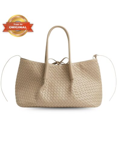 [True-to-ORIGINAL] Bottega Veneta Medium Pinacoteca Ecru For Women 43cm/16.9in – 817166V5AG19631
