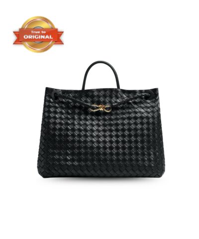 [True-to-ORIGINAL] Bottega Veneta Large Andiamo Black 42cm/16.5in 766019VCPP11139