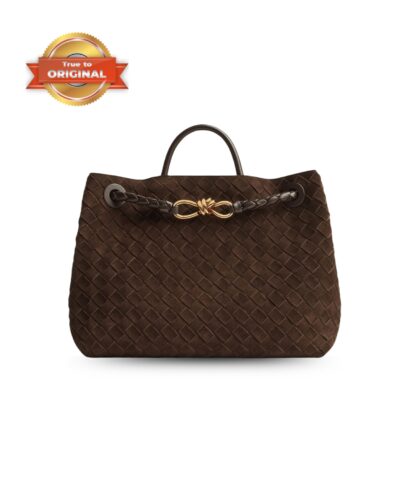 [True-to-ORIGINAL] Bottega Veneta Medium Andiamo Fondant For Women 32cm/12.6in 766016V1QE62272