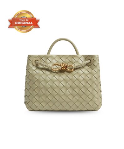 [True-to-ORIGINAL] Bottega Veneta Small Andiamo Travertine For Women 25cm/9.8in 766014VCPP12943