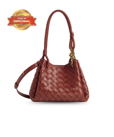 [True-to-ORIGINAL] Bottega Veneta Small Parachute Sapele For Women 20cm/7.9in 796569VCPPT2506